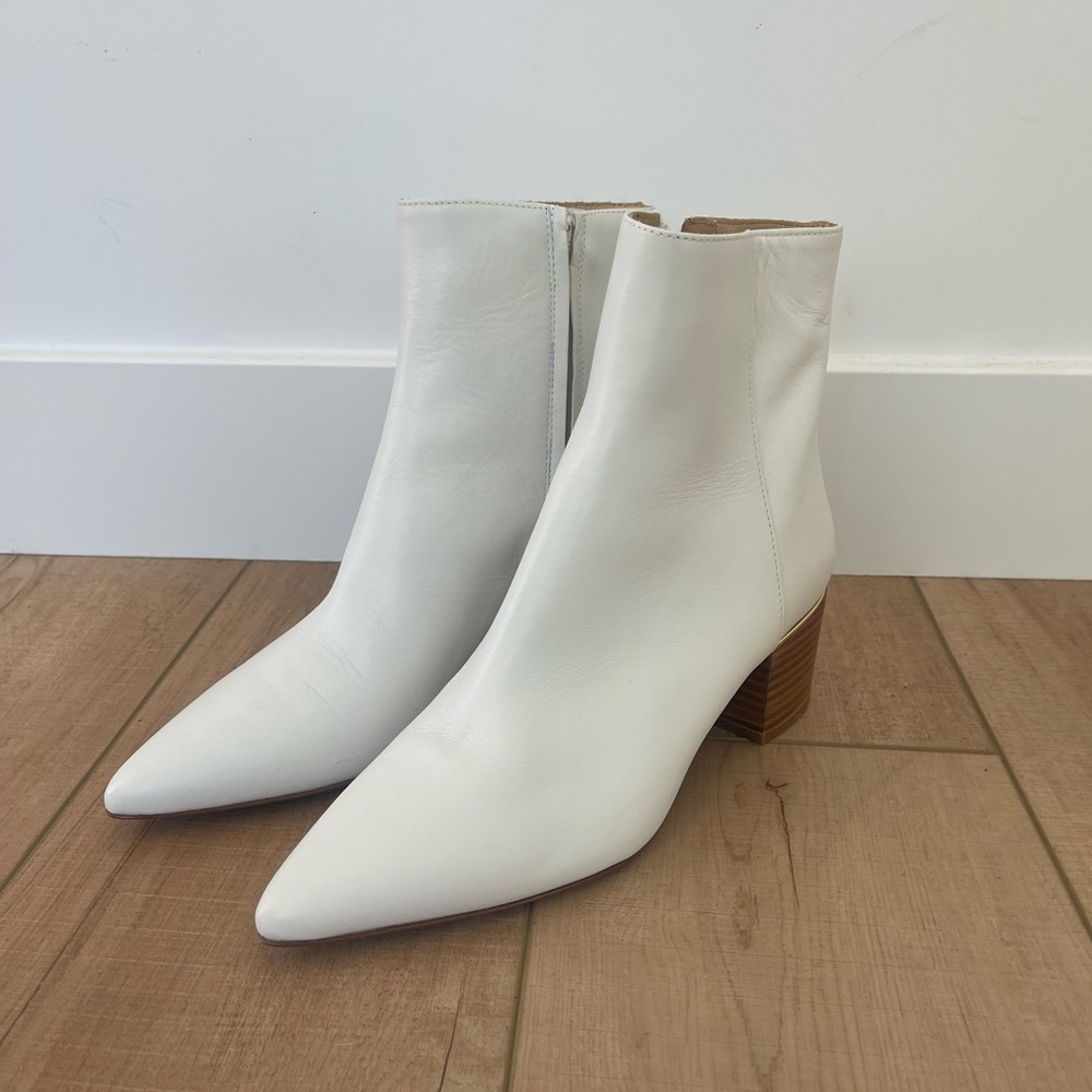 Thursday Boots- white booties